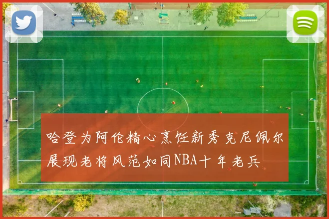 哈登为阿伦精心烹饪新秀克尼佩尔展现老将风范如同NBA十年老兵
